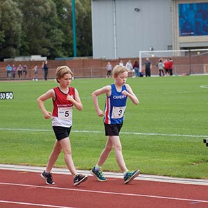 Junior Academy track race