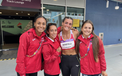 Charlotte Wingfield at the Commonwealth Games