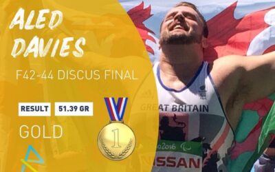 Aled Davies at the Commonwealth Games
